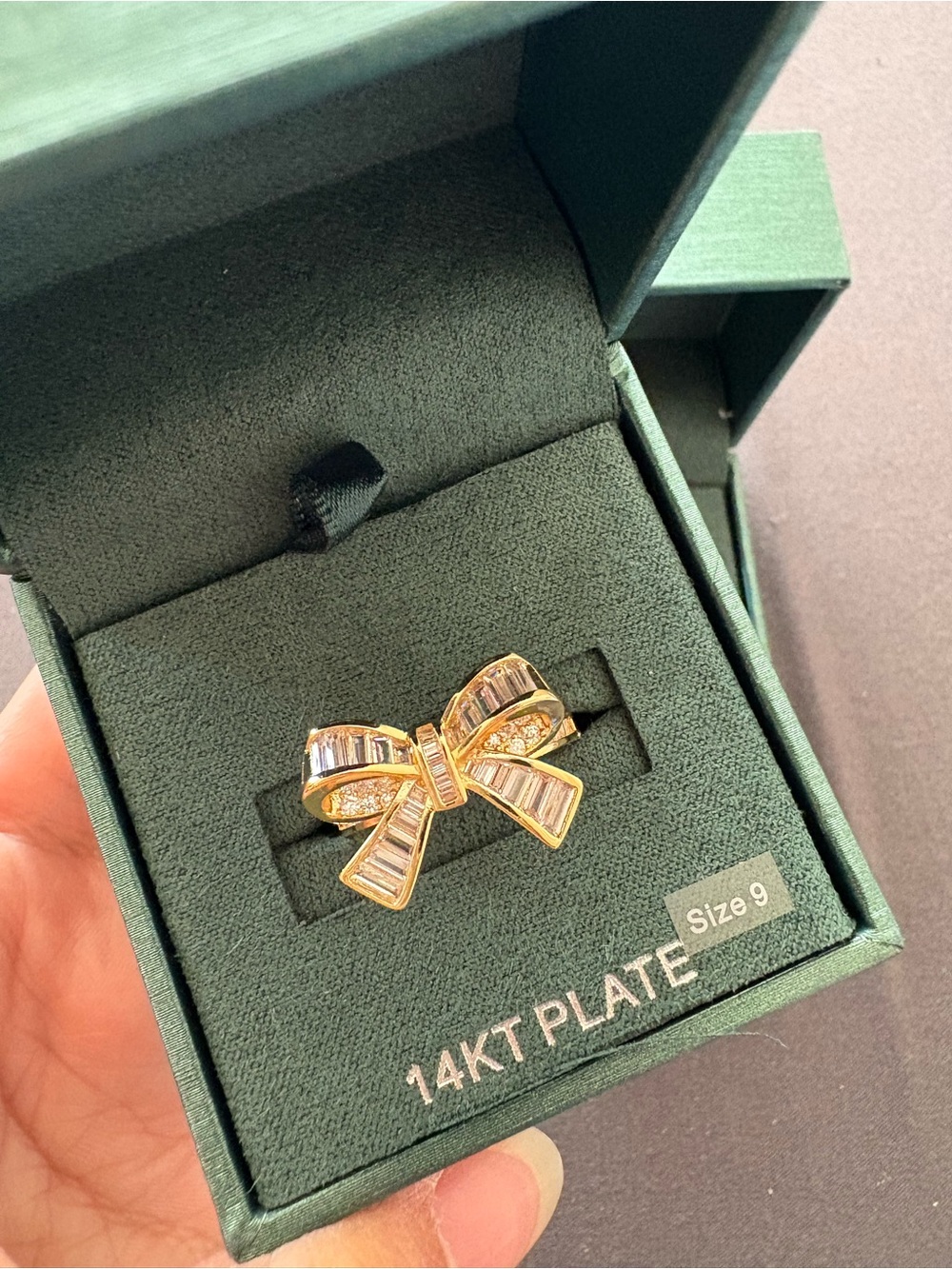 Gold Bow Ring